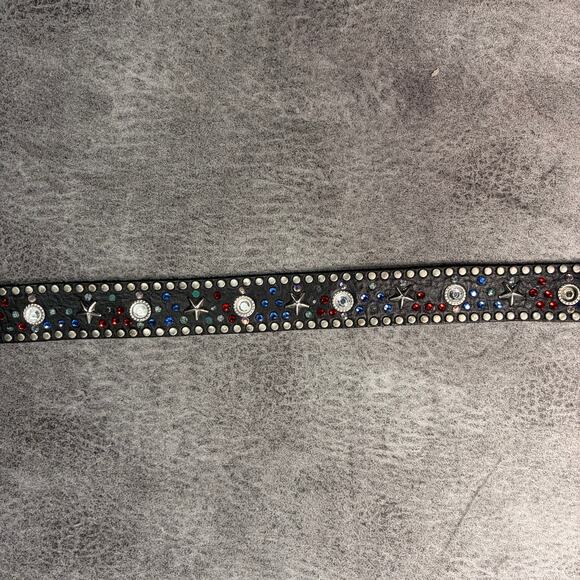 Black Star and Rhinestone Studded Belt main image 4